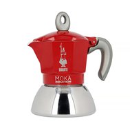 Bialetti Moka Induction červená, sada 4 šálků