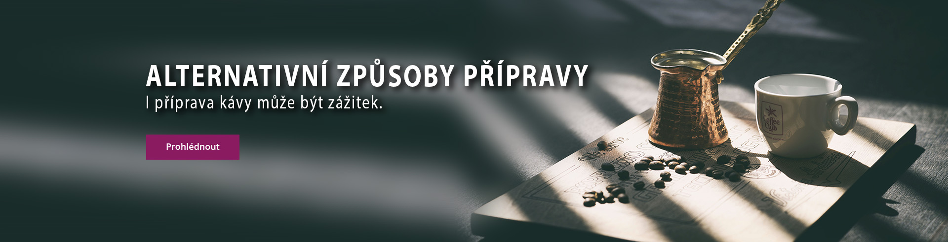 Alternativní příprava kávy