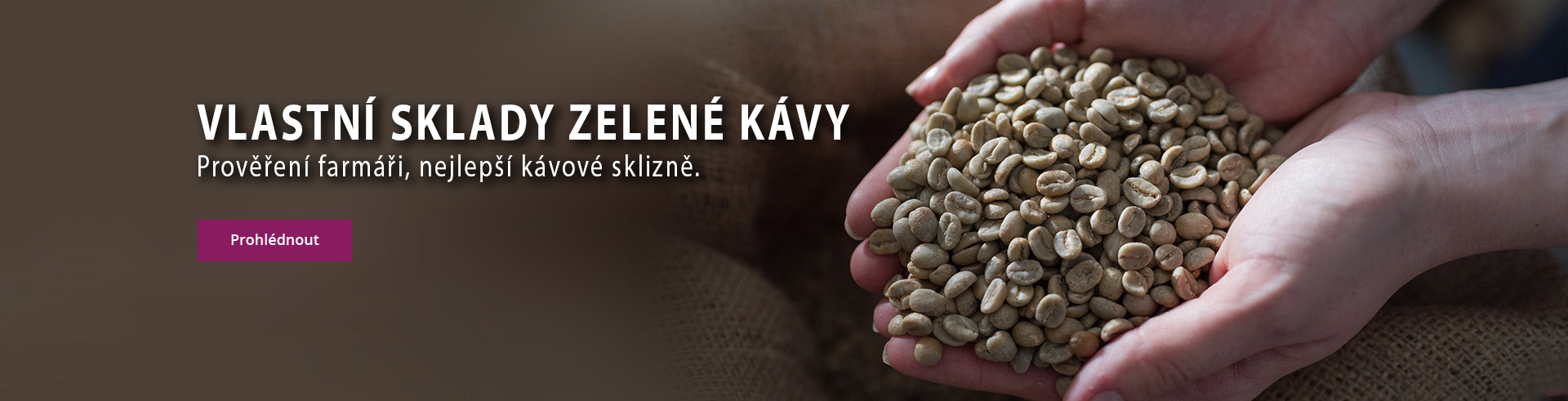 Sklady zelené kávy